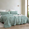 Cool As A Cucumber Oversized King Comforter Set - Silky Tencel Blend In Iceberg Green - View #7